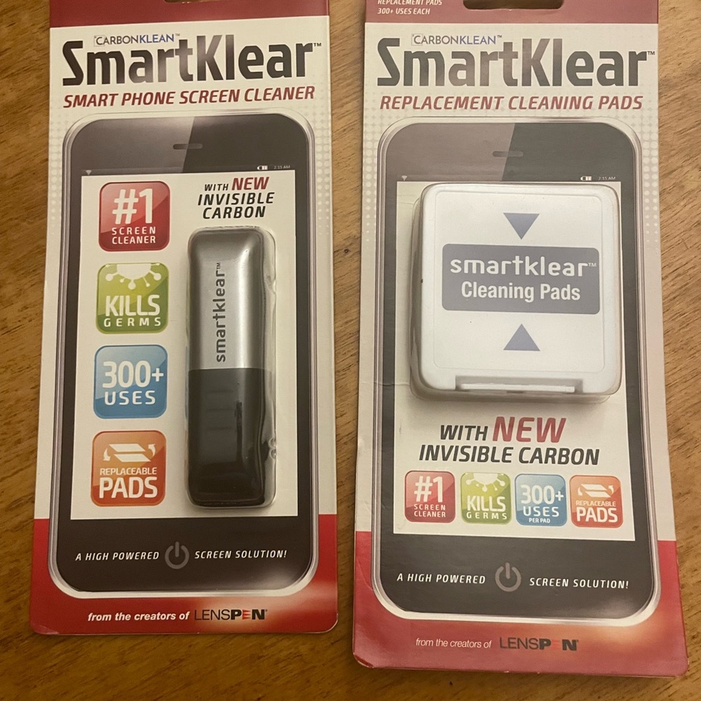 SmartKlear phone screen cleaner & Replacement Cleaning pads